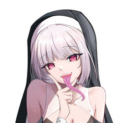 This is a pixiv picture whose title is 「シスター·ビロダル Sister·Virodar」邪教修女.