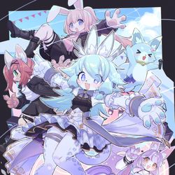 This is a pixiv picture whose title is アイドルたち.