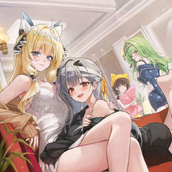 This is a pixiv picture whose title is クラウンと子たち.