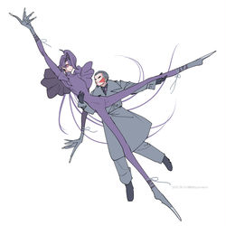 This is a pixiv picture whose title is 踊る幽霊.