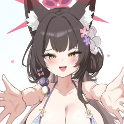 This is a pixiv picture whose title is Hug.