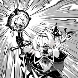 This is a pixiv picture whose title is 【skeb】教官さんの本気【よその子】.