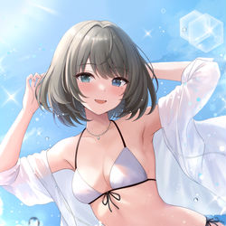 This is a pixiv picture whose title is 【C106】夏コミ新刊イラスト_高垣楓さん.