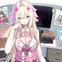 This is a pixiv picture whose title is サラリーマン魔法少女.