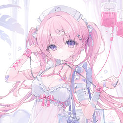 This is a pixiv picture whose title is シースルーナースちゃん.