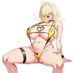 This is a pixiv picture whose title is 水着エレグ.