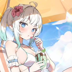 This is a pixiv picture whose title is Mint.