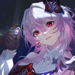 This is a pixiv picture whose title is 长夜月.