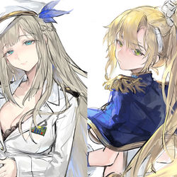 This is a pixiv picture whose title is 列克星敦&前卫.