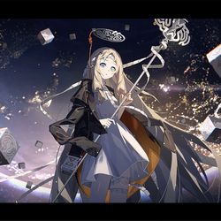 This is a pixiv picture whose title is 新月同行.