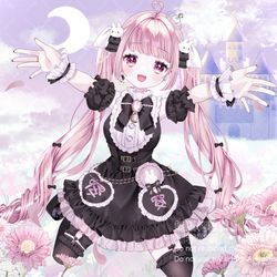 This is a pixiv picture whose title is ꕤ*.ﾟ𓂂𓂃🌙🐰𓂃𓂂ꕤ*.ﾟ.