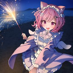 This is a pixiv picture whose title is つけちゃえー！.