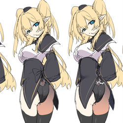 This is a pixiv picture whose title is ハスールさん後ろの意匠案.
