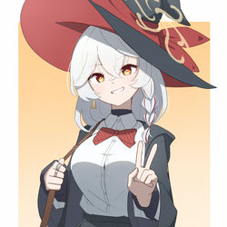 This is a pixiv picture whose title is 白尾エリ.
