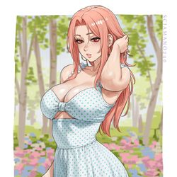 This is a pixiv picture whose title is Chloe Summer Dress - OC.
