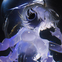 This is a pixiv picture whose title is 🕉️ COSMIC WOMB • SACRED GEOMETRY.