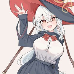 This is a pixiv picture whose title is 白尾エリ.