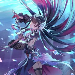 This is a pixiv picture whose title is 海瑟音.