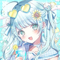 This is a pixiv picture whose title is summer🌻.