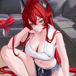 This is a pixiv picture whose title is レッドフード.