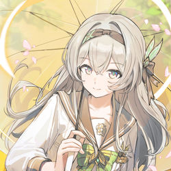 This is a pixiv picture whose title is 春日手信.