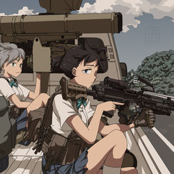 This is a pixiv picture whose title is 郊游.