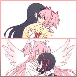 This is a pixiv picture whose title is まどほむ.