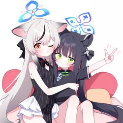 This is a pixiv picture whose title is ココナとシュン.
