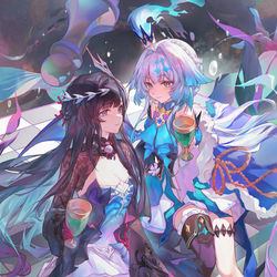 This is a pixiv picture whose title is Cerydra&Hysilens.