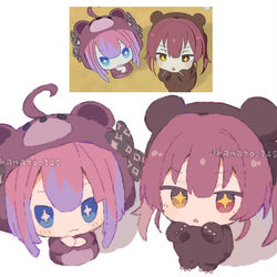 This is a pixiv picture whose title is 姉妹みたいで可愛い🧸.