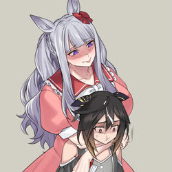 This is a pixiv picture whose title is 夫婦.