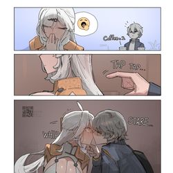 This is a pixiv picture whose title is ☕️.