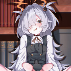 This is a pixiv picture whose title is 「イヒッ…先生…前世の時から…これ好きだよねぇ…」.