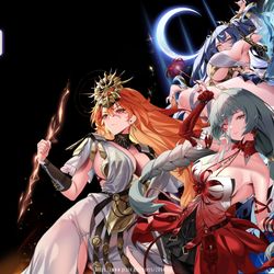 This is a pixiv picture whose title is 鳴潮 fanart 2560x1440.