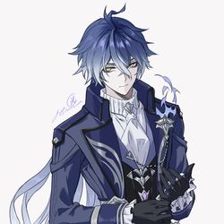 This is a pixiv picture whose title is 少爷小姐，该赴约原神fes了[玫瑰]～.