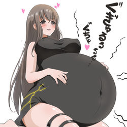This is a pixiv picture whose title is 丸呑み.