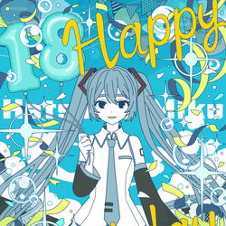 This is a pixiv picture whose title is miku18th.