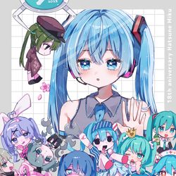 This is a pixiv picture whose title is ミクさんおめでとう！！.
