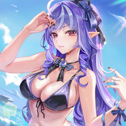 This is a pixiv picture whose title is 薇薇安.