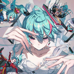 This is a pixiv picture whose title is MIKU 2025~.