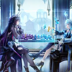 This is a pixiv picture whose title is セイレンスとケリュドラ.