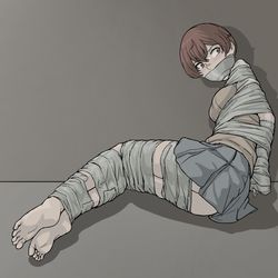 This is a pixiv picture whose title is Tape Mitts.