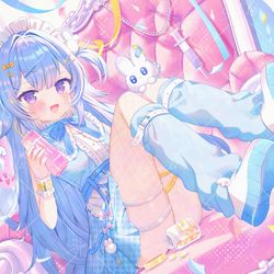 This is a pixiv picture whose title is 【お仕事】苺恋めるさん アニバーサリーイラスト.