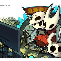 This is a pixiv picture whose title is Silksong.