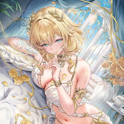 This is a pixiv picture whose title is アグライアの温柔郷💛.