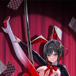 This is a pixiv picture whose title is Rouge.