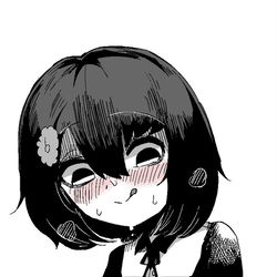 This is a pixiv picture whose title is 舌なめずり花子.png.