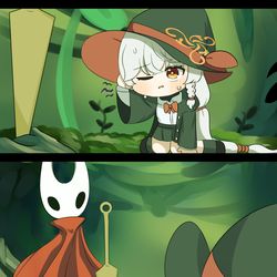 This is a pixiv picture whose title is 전이마법을 성공한 에리.