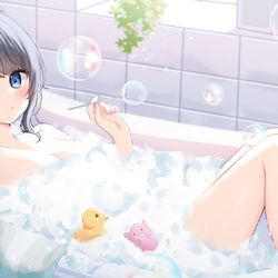 This is a pixiv picture whose title is バスタイム💕.