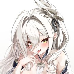 This is a pixiv picture whose title is 白鳳.